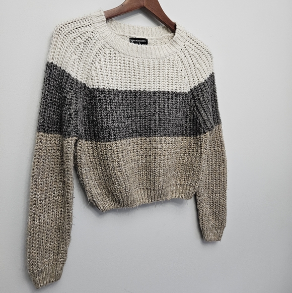 Streetwear Society Colorblock Knit Sweater - Size US S - Picture 2 of 5